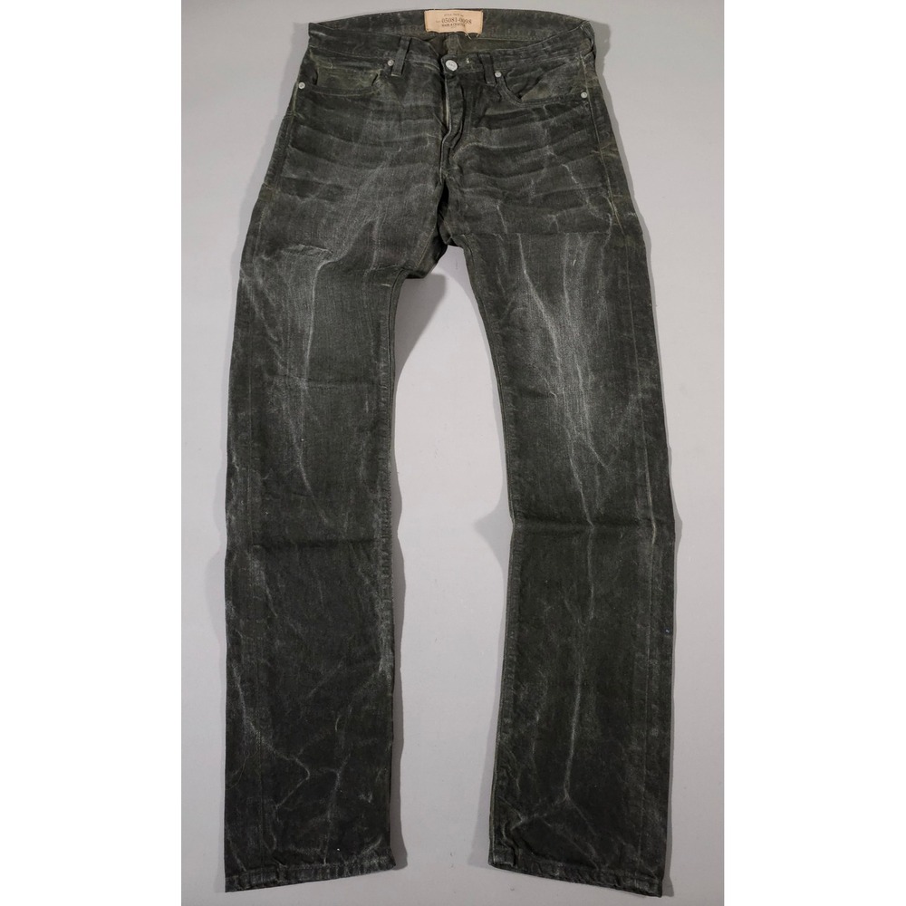 Levi's Made & Crafted Tack Slim Jeans Mens 29x34 Black Faded Made in USA